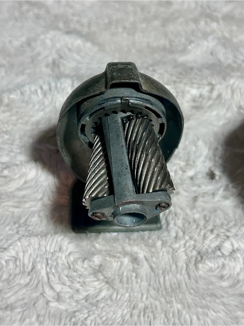 Metal Hand-Crank Pencil Sharpener - Silver
